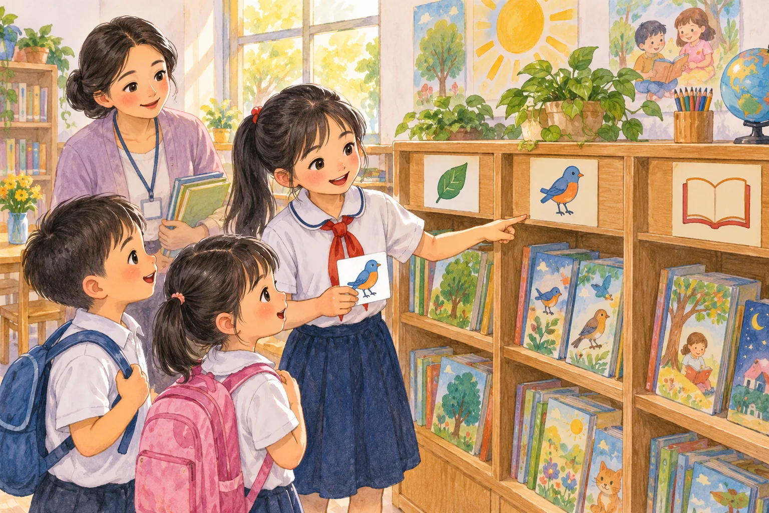 Tranh gợi cảnh cho bài đọc. Trả lời câu hỏi dựa vào văn bản.