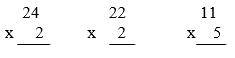 Giải Toán lớp 3 bài Nhân số có hai chữ số với số có một chữ số (không nhớ)