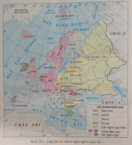 Giải bài tập Địa lý lớp 7 Bài 54: Dân cư xã hội châu Âu